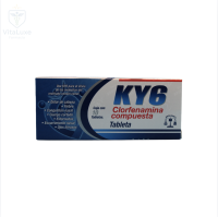 7501537102999 - KY6 c/10 TABS. 500/25/5/4 MG. (Clorfenamina compuesta) A1c4